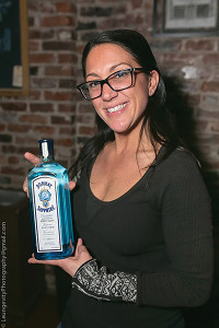 Stacey Lavoie of Main Street Grill and Bombay Sapphire Gin.