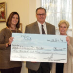 Kim Ward, Director of Public and Community Affairs, Twin River Casino; T. Joseph Almond, Lincoln Town Administrator; Lois Durkin, Director, Lincoln Senior Center.