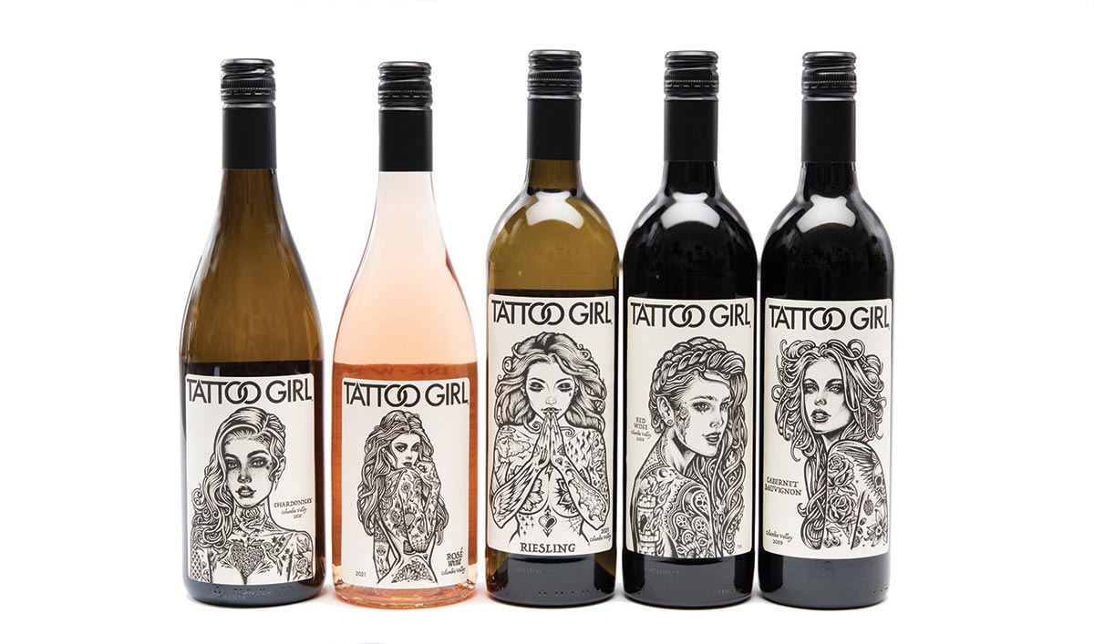 William Weaver Tattoo Girl Riesling Wine  750 Ml  Randalls