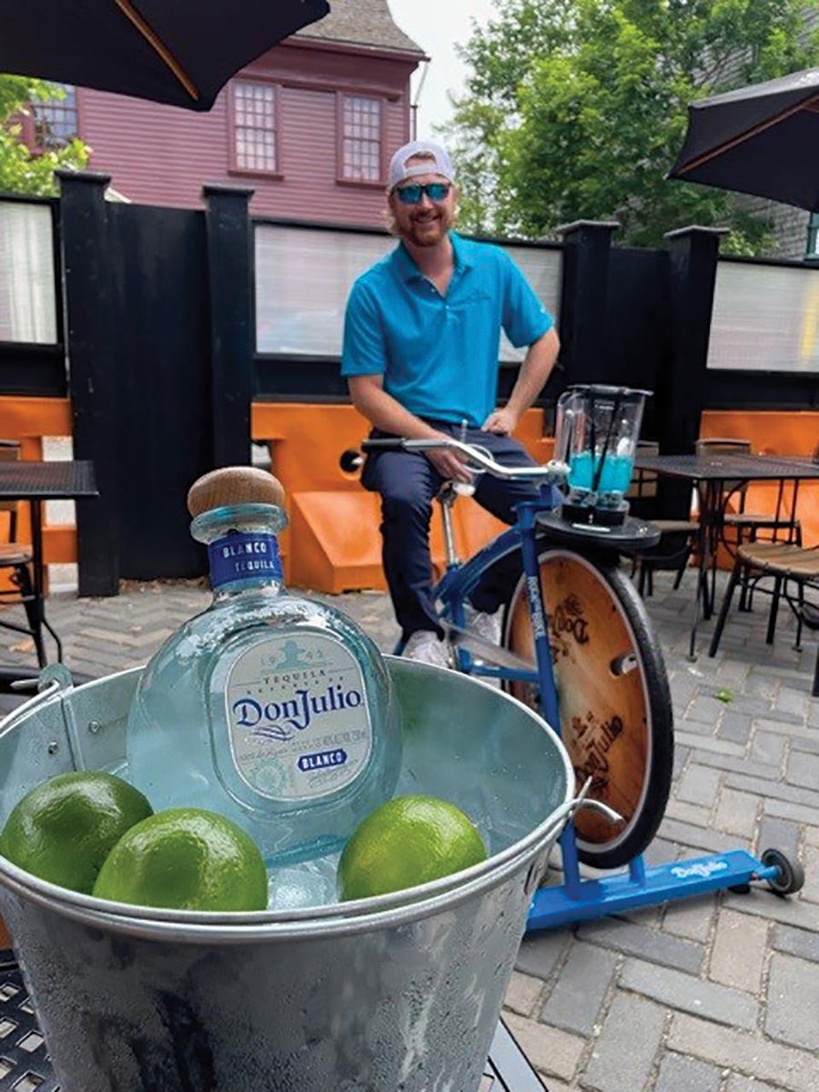 Tavern on Broadway Raises Funds with Don Julio Blender Bikes