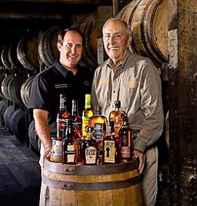 Craig Beam and Parker Beam shown with Heaven Hill’s Bourbon portfolio.