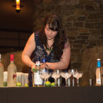 Jen Davis and Jesse Hedberg (not shown) won the the Nor’easter Wipeout Tiki Cocktail Competition at the New England Tequila and Rum Festival on May 4, 2016.