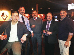 Matt Malloy, Tito’s CT State Representative; Sean Butler, Sales Rep., Hartley and Parker; Paul Jaronko, District Manager, Hartley and Parker; Bob Bowe, Sales Rep., Hartley and Parker; and Steve Delmonico, Sales Rep., Hartley and Parker.