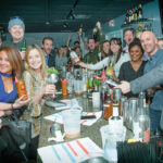 Guests during “The Derby,” held at Kai Bar, the first in a series of three Heaven Hill Triple Crown Bartending Competitions