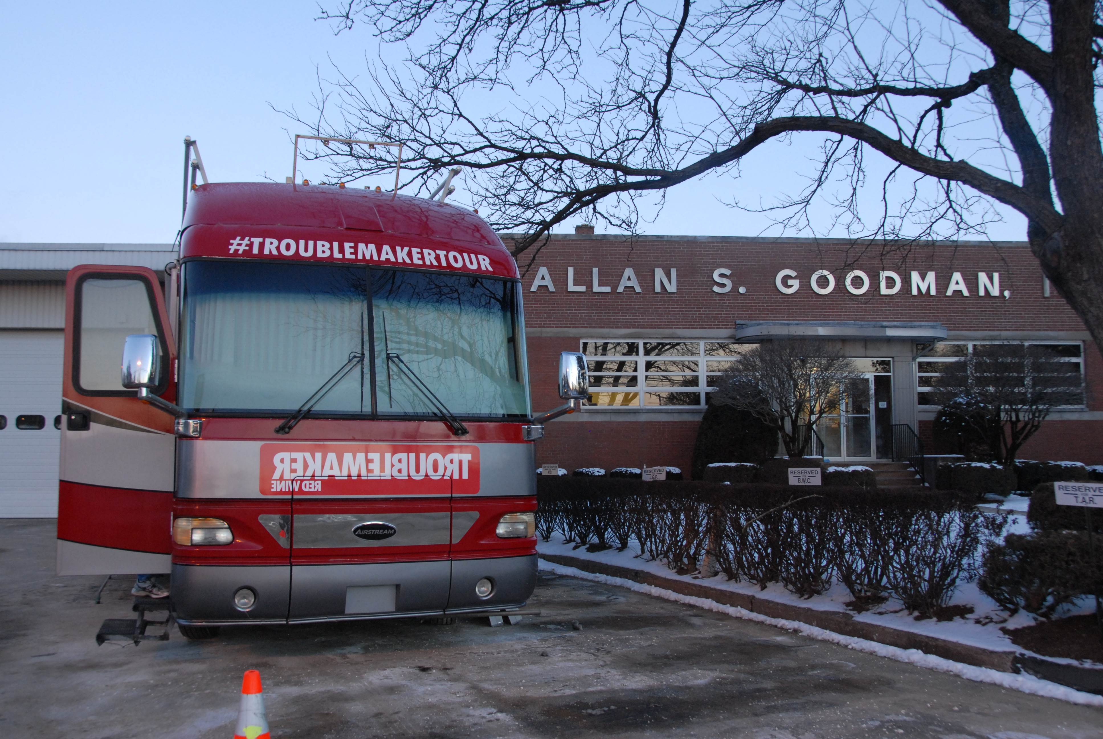 Troublemaker Red Bus Comes to AS Goodman