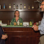 Inspired Beverages, Inc.’s Alexei Beratis, USBG RI Member Kayleigh Speck and National USBG President David Nepove at Public Kitchen & Bar, the first venue hosting USBG members. Four Roses Bourbon, Rhum Clément and Disaronno were sponsor spirits.