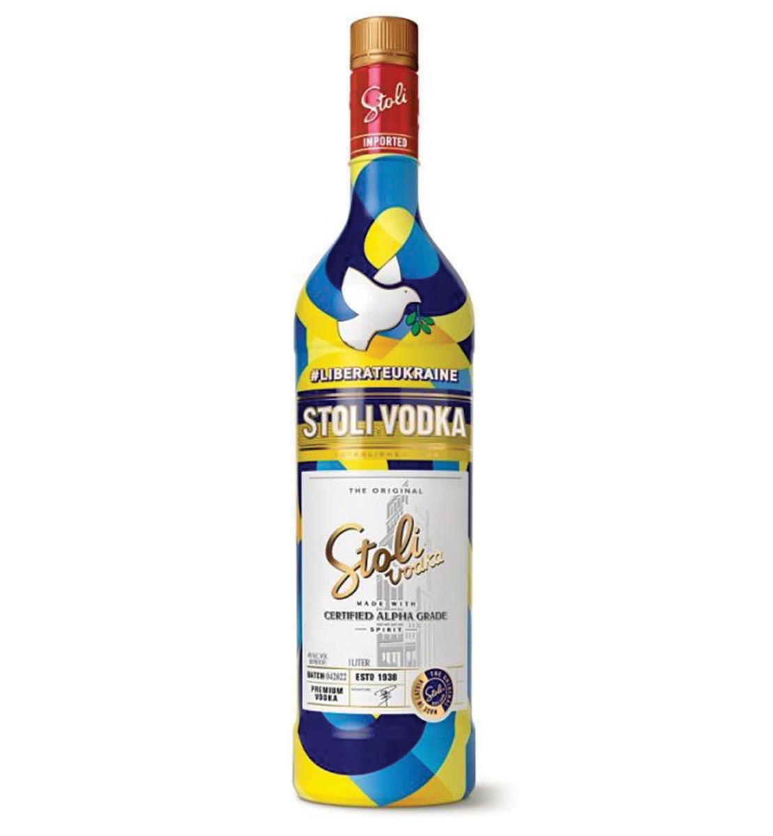 Stoli Vodka Creates Ukraine-Themed Bottle Fundraiser