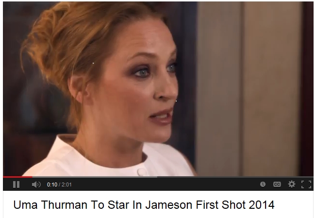 Uma Thurman Takes Lead in Jameson First Shot 2014