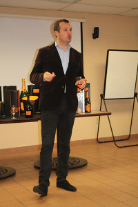 Pierre Casenave, Winemaker, during the Veuve Clicquot seminar.