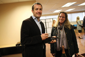 Pierre Casenave, Winemaker, Veuve Clicquot with Renee B. Allen, Founder and Director, Wine Institute of New England.