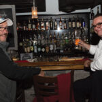 Twin River’s Frank Martucci and Michael Lester of M.S. Walker at Vanity Supper Club. Photo by Chris Almeida.