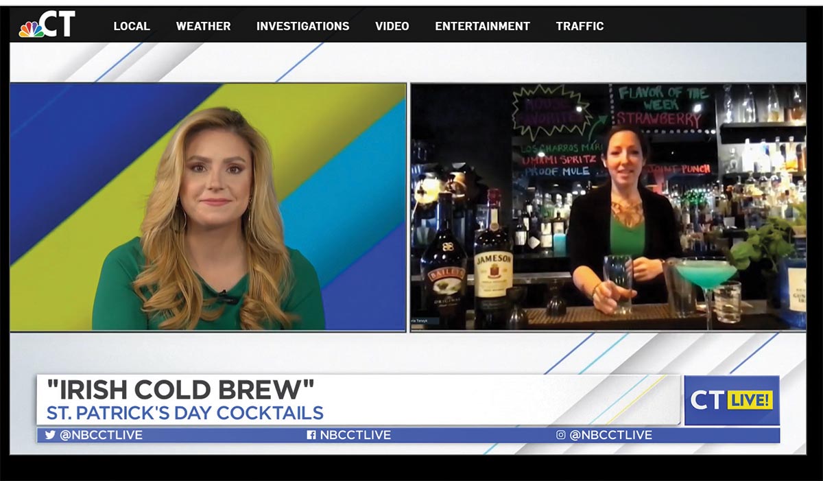 Bartenders Featured on Local News for St. Patrick’s Day