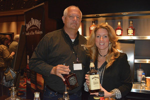 Donald Jean, Off-Premise Manager, Brown-Forman; and Kristy Bouchie, Brown-Forman.