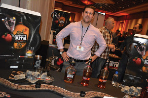 Will Boynton, Marketing, Horizon Beverage, showcasing Serpent’s Bite.