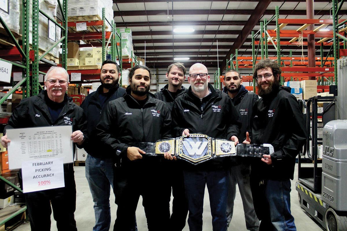 Winebow Recognizes Warehouse Team for Order Accuracy