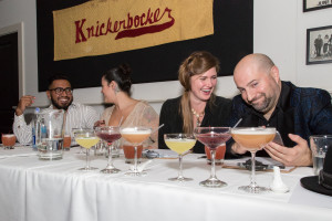 Judges El Rancho Grande’s Joaquin Meza; Lucas Bols East Coast Brand Ambassador Jennifer Ferreira; Willa Van Nostrand, Little Bitte Artisanal Cocktails; and "Eat, Drink RI” founder David Dadekian. Photos by Chris Almeida.