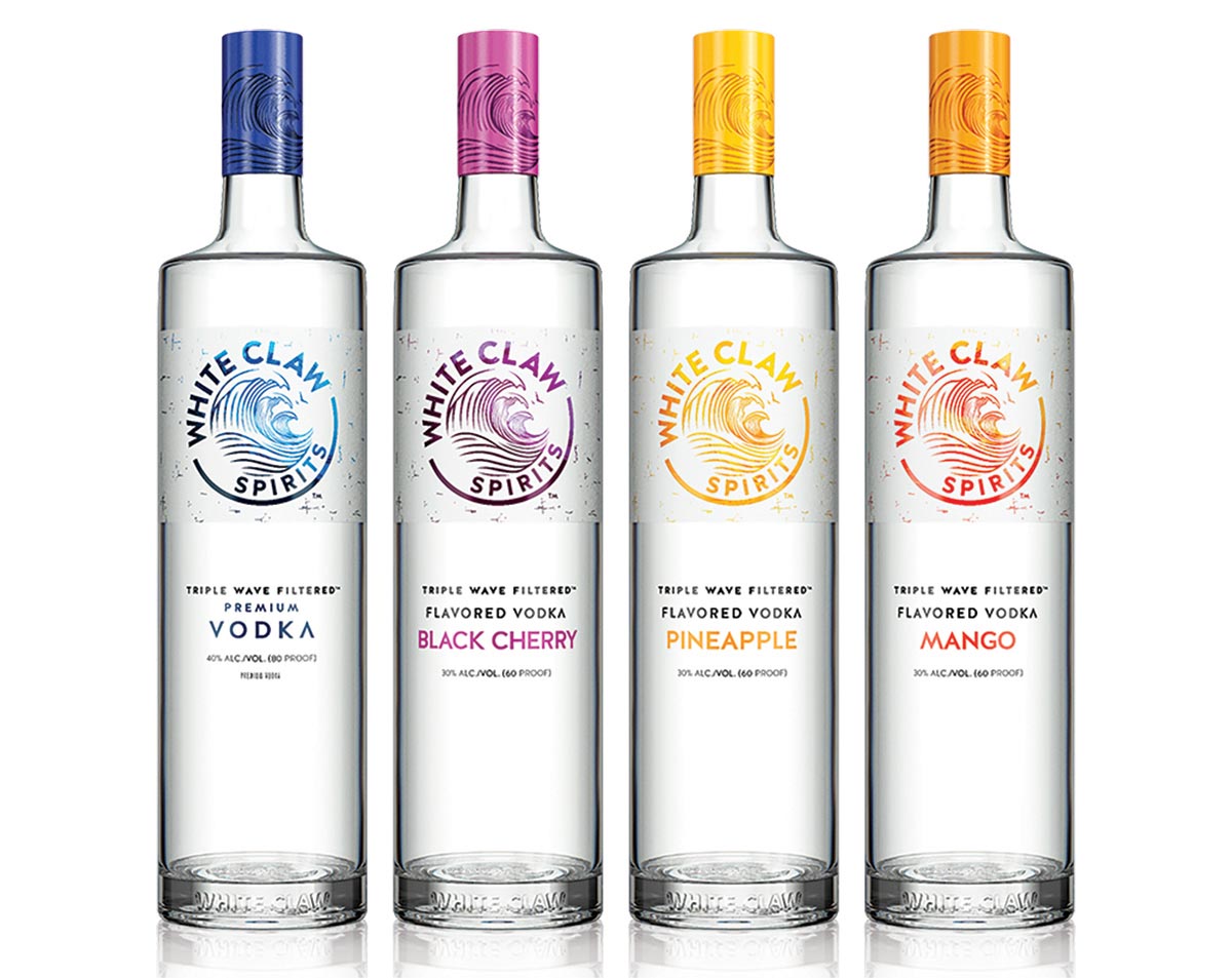 White Claw Vodka Triple Wave Filtered Debuts with Horizon