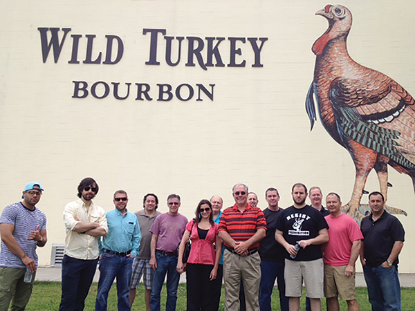 WILD TURKEY HOSTS TEAMS FROM TWO REGIONAL WHOLESALERS