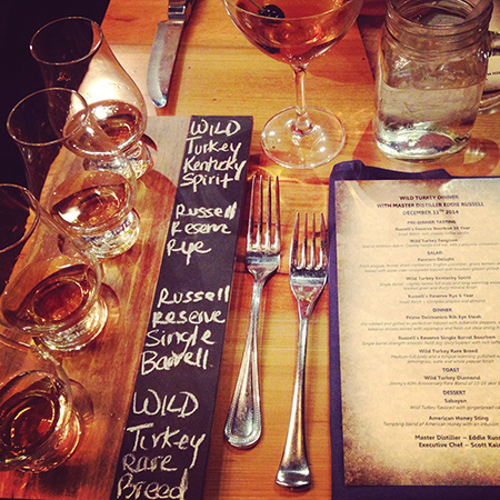 Wild Turkey’s Eddie Russell Leads Bourbon Dinner