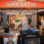 Shock Top booth and marketer.