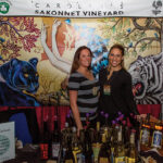 Sakonnet Vineyard’s Amanda Saccoccio, Events Operations Manager and booth guest.