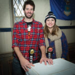 Both from Revival Brewing Company in Cranston, RI: Alex Roskowski, Brewer, and Michaela Brinkley, Customer Service and Marketing Coordinator. Rhode Island Winter Beer Blast 2016.