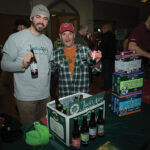 Chris Martelly, Sales, Atlantic Distributing and Importing and Scott Allan, Brewery Rep., Jack’s Abby Craft Lagers of Framingham, MA. Rhode Island Winter Beer Blast 2016.