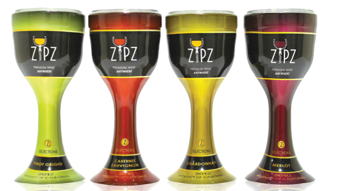 ZIPZ OFFERS UP WINE CHOICE WHEN GLASSWARE CAN’T GO