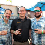 Rob Tod, Founder and Brewer, Allagash Brewing Company; Michael Ward, Statewide Craft Beer Manager, Northeast Beverage Corp; and Dan Nieves, Field Sales Representative, Allagash Brewing Company.