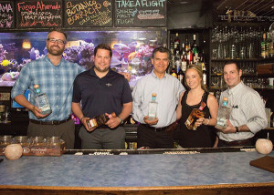 Art Chamberland, Pernod Ricard Portfolio Manager, Rhode Island Distributing Co.; Matt Browne, Trade Development Manager, Pernod Ricard; Jesus Hernandez, Master Distiller, Olmeca Altos; Amanda Soumelidis, Market Manager RI, Pernod Ricard; Vito Lantz, Trade Development Representative, Pernod Ricard.