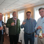 Michael Dudeff, Sales, Angelini Wine; Tom Broadhurst, Wine Consultant; Mike Sussman, Sales, Angelini Wine; and Tom McGrory, Sales, Angelini Wine.