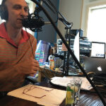 Julius Angelini on-air discussing Italian liqueurs.