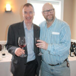 Paul Cullen, CT Sales Manager, Angelini Wine and Barry Wight, Dan’s Liquors in Westport.