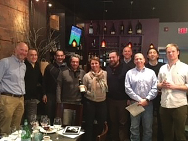 Greg Wood of Ridgefield’s 109 Cheese and Wine Shop; David Fletcher, L’Escale; John Freitas, L’Escale; Jeb Fiorita, Val’s Putnam Wine and Spirits; Elena Currado of Vietti Wines; Aaron Sagendorf, Arethusa Al Tavola; Tim Smith, Wineport of Darien; Mitch Ancona of Ancona’s; Giuseppe Cornacci, Applausi; Codey Foster, Ancona’s. Not shown: Rob Petz, Old Greenwich Fine Wine.