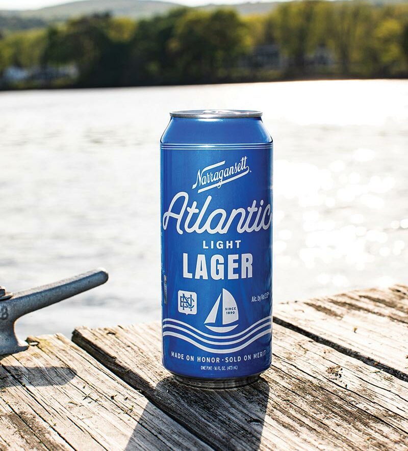 Narragansett Beer Repackages Atlantic Light Lager