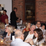 Guests gathered together for the wine dinner featuring Italian selections from Aventine Hill Importers at Paci’s Restaurant.