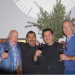 Bob Patchen, Owner, Paci Restaurant; Lazaro Alvarado, Sous Chef, Paci Restaurant; Gabriel Calle, Executive Chef, Paci Restaurant; Garrett Stonehouse, Owner, Aventine Hill Importers.