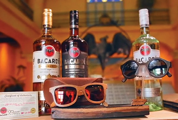 Bacardi Recycles Oak Barrels Into Wood Sunglasses