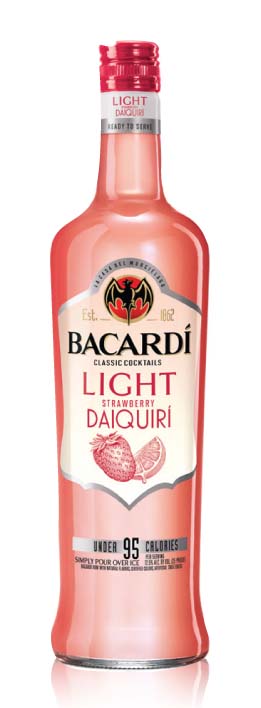 Bacardi Classic Cocktails Adds Light Strawberry Daiquiri