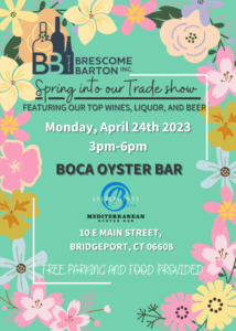 Brescome Barton Spring Trade Show Bridgeport (Trade Only) @ Boca Oyster Bar | Bridgeport | Connecticut | United States