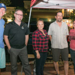 Competitors Doug Bowie, Co-founder, Waypoint Distilleries; Ed Dunn, Account Development Manager, Bresome Barton; Jen LeCompter, Crown and Hammer; Scott Lindsay, Fengs Asian Bistro; and Jessica Bishop, who took the win. Not pictured, Taylor Chelstowski.