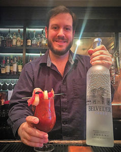 Andrew Fiorini, General Manager, Cask Republic Stamford, with his winning Bloody Mary CR Bloody Brilliant! cocktail. 