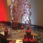 Guests were able to enjoy chilled liqueur from the Bom Bom sponsored ice luge.