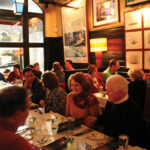 Guests during the “Women in Whiskey” dinner at Max’s Oyster Bar in West Hartford.