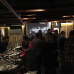 The crowd at the Irish Whiskey Experience held at New York City’s Dead Rabbit.