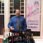 Bruno Ceniccola, Owner, Piu Facile Imports, pouring from his Italian portfolio selection during the Seymour Pink Wine Tasting.