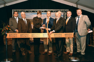 The Bulleit Distilling Co. ribbon-cutting event Tuesday, March 14, 2017, in Shelbyville, Ky.