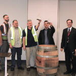 Jon Pinto, Driver Check-In Manager, CDI; Matt Rahrig, Night Warehouse Supervisor, CDI; Eddie Vaquero, Night Warehouse Supervisor, CDI; Jack Connell, Night Warehouse Manager, CDI; Joe Luciana, Director of Operations, CDI; and John Hild, East Region Vice President of Operations, Breakthru Beverage.