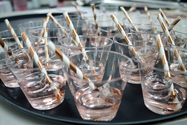 Rosé cocktails.