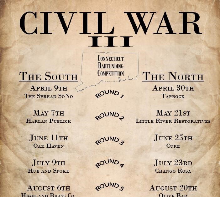 September 10, 2018: USBG 3rd Annual Civil War Bartending Competition Finale